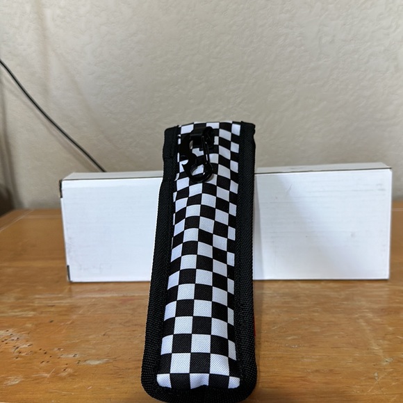 VANS Checkerboard Wooden Bamboo Food Utensils Set 8 Pieces Reusable  exclusive - Picture 3 of 5